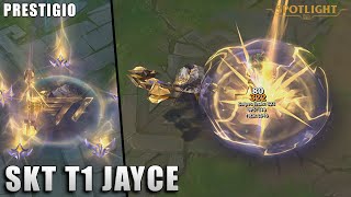 SKT T1 Jayce de Prestigio  Skin Spotlight PREVIA [upl. by Linson]