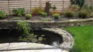 Raheny Landscaping Garden Design and Waterfeature Pond Waterfall and Bog [upl. by Giffer]