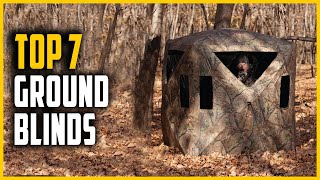 Best Ground Blinds 2023  Top 7 Ground Blinds for Bow Hunting [upl. by Areivax974]