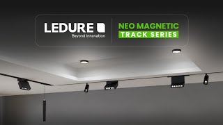 Magnetic Track Series  Ledure Lighting Limited lightinginnovation innovation lightingdesign [upl. by Meekahs]