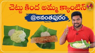 Tasty Tiffins  Amma Canteen  Anantapuram Food  Telugu Food Reviews  Aadhan Food [upl. by Nnylrac]