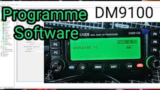 Programme Software Zastone DM9100 DMR VHF UHF GPS BLUETOOTH AIRBAND [upl. by Ellerehc]