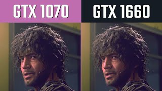 GTX 1070 vs GTX 1660 [upl. by Atekahs]