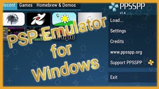 How to play PSP games on computer Install PSP Emulator PPSSPP on Windows [upl. by Dielle]