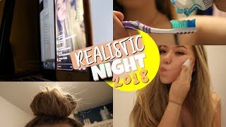 MY REALISTIC SUMMER NIGHT ROUTINE 2018  Emmie Alice [upl. by Kirven315]