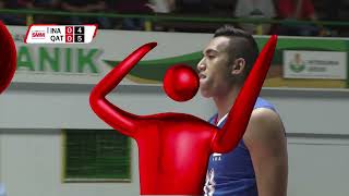 RERUN FULL MATCH  INDONESIA VS QATAR  19TH ASIAN SR MENquotS VOLLEYBALL CHAMPIONSHIP [upl. by Christos]