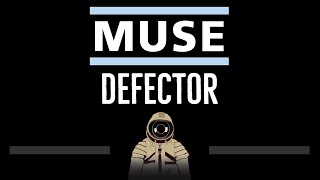 Muse • Defector CC 🎤 Karaoke Instrumental Lyrics [upl. by Shem431]