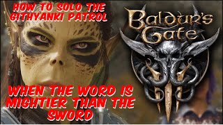 Baldurs Gate 3 How to beat the Githyanki Patrol EASY [upl. by Krystle]