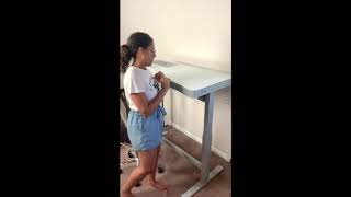 Tresanti Adjustable Height Desk Review Great for teachers [upl. by Harias]