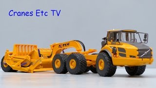 Motorart KTec 1233 ADT Scraper by Cranes Etc TV [upl. by Stanwood]