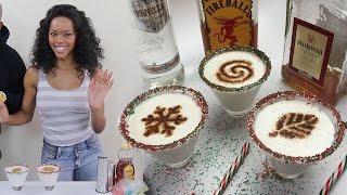 White Fireball Christmas Martini  Tipsy Bartender [upl. by Atiseret]