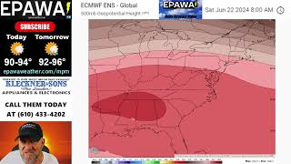 Thursday June 20th 2024 video forecast [upl. by Piks90]