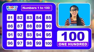 Learn How to Count 1  100 with Miss V  Counting Numbers 1 to 100  One To Hundred Counting [upl. by Meneau513]