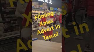 Filming🎅Advert in Tesco watford [upl. by Elbam298]