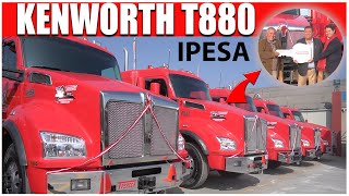 12 camiones Kenworth T880 a Transportes Pereda  IPESA [upl. by Ursula874]