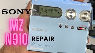 Sony MZ N910 Minidisc Walkman repair [upl. by Sidoon937]