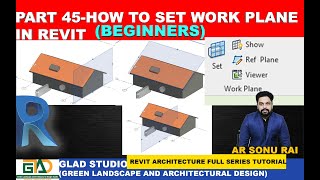 PART 45 HOW TO SET WORK PLANE IN REVIT revit bim gladstudioarchitects revitarchitecture [upl. by Ayisan]