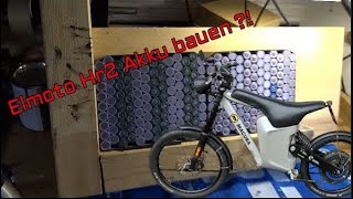 Elmoto Akku⚠️reparieren⚠️ Akku selber bauen Elmoto Hr 2 🔥 [upl. by Otsuj]