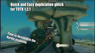 New fast and simple duplication glitch in ToTK 121 [upl. by Chloris]