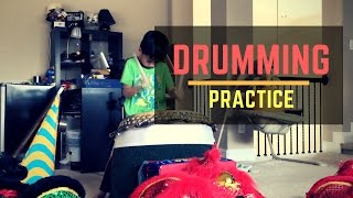 quotHong Kong Stylequot Lion Dance Drumming  Lion Dance Drumming for Kids [upl. by Genesa]