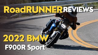 Riding the 2022 BMW F900R Sport Full Motorcycle Review [upl. by Satsoc685]