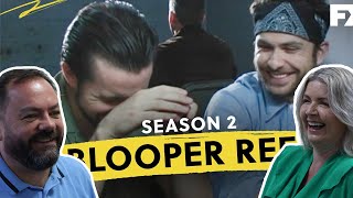 Its Always Sunny In Philadelphia  Season 2 Blooper Reel British Family Reacts [upl. by Atsirc409]