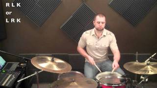 How To Drum  John Bonham Triplets  30 Second Drum Lesson [upl. by Artened]