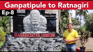 EP 8 Ganpatipule to Ratnagiri  Konkan Tour  Ganpatipule temple  Maharashtra Tourism [upl. by Rainger199]