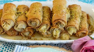 Pistachio Galaktoboureko Rolls [upl. by Krucik]