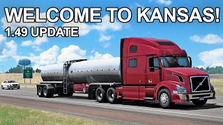 Kansas DLC and 149 Update  American Truck Simulator [upl. by Darahs]