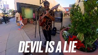 Tommy Richman  DEVIL IS A LIE Acoustic Cover Gets Security Called On Me BUT WE STILL JAM [upl. by Dloniger]