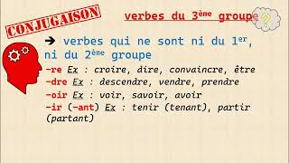 Comment reconnaître un verbe du troisième groupe [upl. by Richmond595]