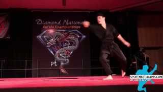 Jacob Pinto  1417 Forms Finals  Diamond National 2014 [upl. by Heiner]