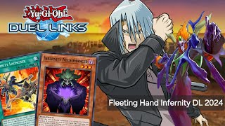 The BEST way to play Infernity in Duel Links right now Fleeting Hand Infernity Replays [upl. by Artimed]