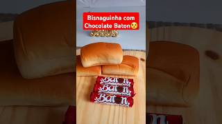 Bisnaguinha com Chocolate Baton receitas chocolate [upl. by Mohandas]