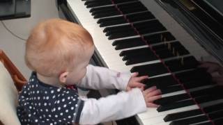 Amazing one year old child plays a piano concert [upl. by Flanders525]