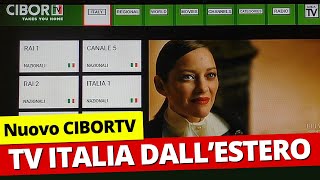 GUARDARE TV ITALIANA DALLESTERO 2020 – CiborTV Recensione [upl. by Aridni]