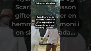 Ryan Reynolds og Scarlett Johansson love factsshorts [upl. by Petrina]