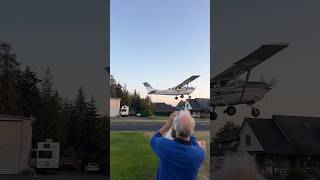 Airpark Living  Cessna Turbo 206 sunset takeoff in Super Slow Motion [upl. by Noslrac]