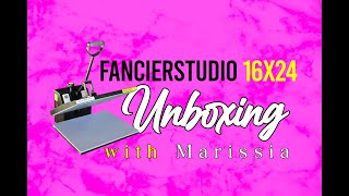 Unboxing the Fancierstudio 16x24 Press [upl. by Lorollas132]