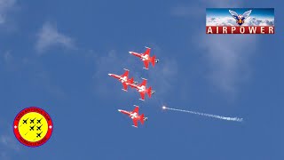 Patrouille Suisse Display at Airpower 2024 Zeltweg  Austria [upl. by Orfinger]