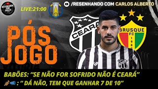 Pós Jogo  Ceará x Brusque [upl. by Echo]