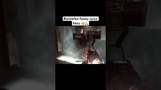 Richtofen funny voice lines 😭🙏 cod richtofen funnyshorts codzombiememes [upl. by Vida]