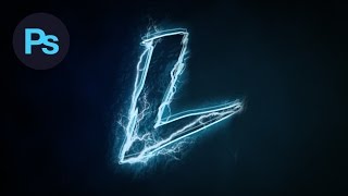 Design a Lightning Text Effect Photoshop Tutorial [upl. by Ferne]