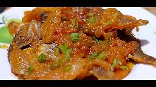 Dried Fish with Tomatoes Kinamatisang Bulad  Easy Filipino Food Recipe [upl. by Elton550]