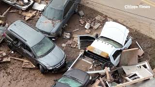 Update on Biltmore Village Asheville flooding Devastating damage in aftermath of Helene [upl. by Snoddy]