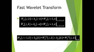 FAST WAVELET TRANSFORM [upl. by Sremlahc]