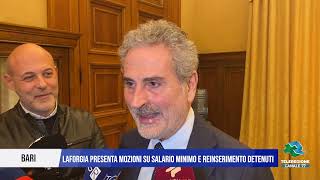 23 NOVEMBRE 2024 BARI LAFORGIA PRESENTA MOZIONI SU SALARIO MINIMO E REINSERIMENTO DETENUTI [upl. by Arrotal]