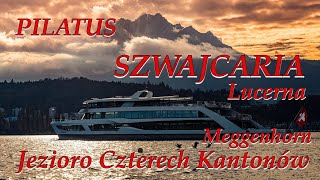 Szwajcaria Luzern Zamek Meggenhorn Pilatus  Jezioro Czterech Kantonów [upl. by Milde]