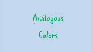 Analogous Colors Song [upl. by Kloman]